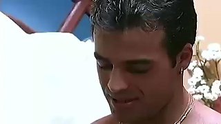 Beautiful and hot brunette with a big tail moaning and cumming, giving her pussy and very tasty spit for two: Porn