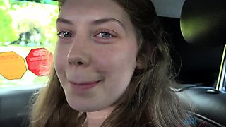 Czech amateur blowjob and fucking POV in public