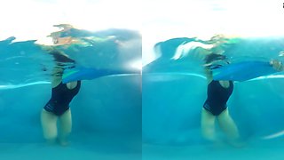 Schoolgirl Pool Diving Vr Part 2 - Girls Locker Room Hidden Cam