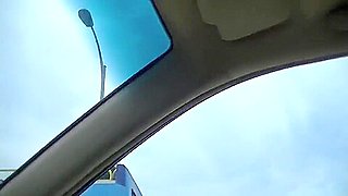 Upskirt Wife # 8 - Mrs Bryant Showing Off That Blonde Pussy In Public And Flashing Her Tits While Driving! 7 Min With Amanda Bryant