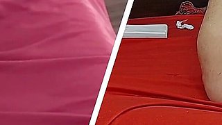 Mom with Hairy Pussy Masturbates with Moans