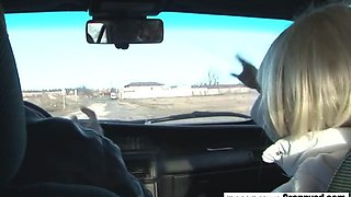 Blonde Granny Get Fucked Near The Road