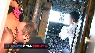 Anal Sex with the Stewardess During the Flight