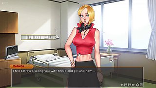 Glasses-wearing schoolgirl gets down in a wild hentai scene with Misskitty2k