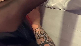 My Slave Is so Submissive to Me That He Licks His Feet and Sucks