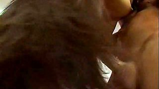 Piquant latina whore Daisy slurping a giant cock in 69