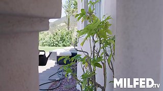 Kay Lovely, Savannah Bond And Nade Nasty In Her Stepmom Touching Herself While Watching Us Fuck 10 Min