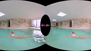 Adult Swim with Stacy Cruz: Teen, Blowjob  Deep Throat VR Porn