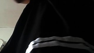 Busty brunette solo masturbation