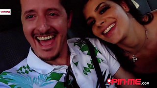 Gambling miss at public blowjob porn