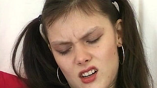 Slim Claudine Finally Has an Orgasm