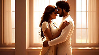 Indian beautiful sister-in-law calls her boyfriend and has sex with threesome