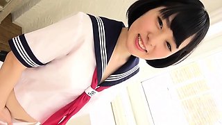 Beautiful Teen Mizuho Ishimori Strips Off Her School Uniform