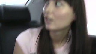 young student fuck in the car