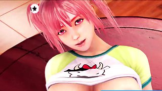 Honoka from Dead or Alive Gets a Huge Dick in Her Pussy