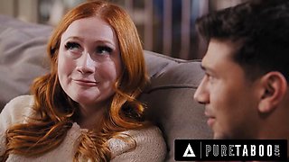 PURE TABOO Furious MILF Serene Siren Caught Stepson Fucking Stepsister Scarlet Skies On Security Cam