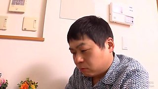 Cock Craving Asian Chick Blows Cock After Eating Banana