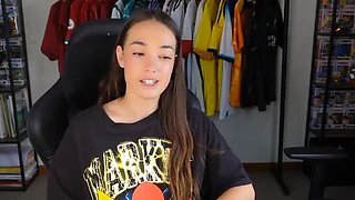 Hot Brunette Solo Masturbation - Nightmare Code Valentine Hentai Reaction