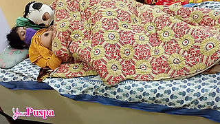 My stepson Lay Nearby and held me Tightly Fucked me all Night