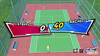 Ep13: Hentai Scenes with Margaret, Steffi and Maria - Academy Love Saga: Tennis Angels Ex