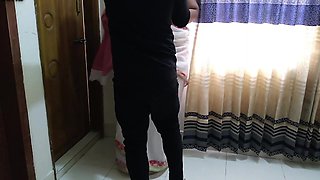 Sexy Stepmom Take Selfi for Her Boyfriend Watsapp Massage When I Help Her with Give Free Fucking