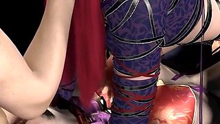 3D Two Horny Sexy Asian Wife Have Her First Time Foursome Sex with Big Cock