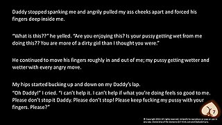 Spanking for Stepdaughter Followed by Aftercare