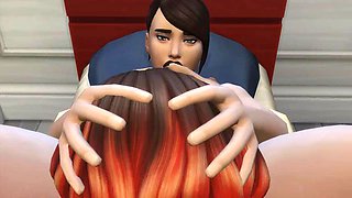 Hopped Up Family Pt. 2.5 - Sims Lesbian Family Fuckfest