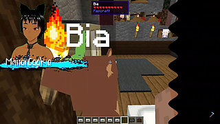 The Jenny Mod Fapcraft Minecraft - Its Bia and Allie the Genie and I Am Fucking Them Both