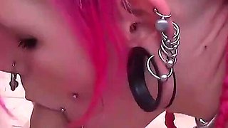 German Punk-girl + Miss Loly Outdoor Gangbang Creampie-sluts