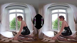 Margarita Teen Virtual 3D Strip On The Window - FeelMeVR
