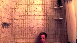 Cute amateur brunette naughty in solo jerking show on camera