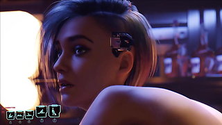 Judy Alvarez wants Doggystyle Sex - Cyberpunk 2077 Porno Game