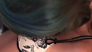 Shy Tattooed Girl Blindfolded and Fucked