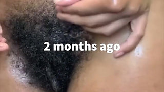 Growing Phase Flashing My Pussy Pulling My Pubic Hairs