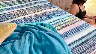 Gorgeous japanese babe's meditation sessh turns to xxx & facial cumshot sperm with adorable euro fuck buddy