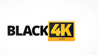 BLACK4K. Black guy loses virginity thanks to blonde