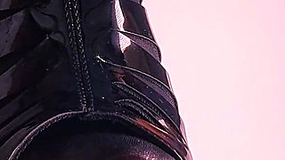 Nylon Feet High Heels