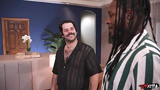 Asian Wifey Gets Dominated with A BBC In Front of A Hubby