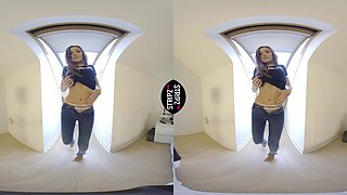 Bear Naked - Petite Teen Strips Off Jeans - Sexlikereal