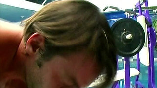 In the Gym, Cocks Are Handled While Fucking