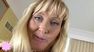 Blond Mom With Huge Fake Fun Bags Fornicate - Mom