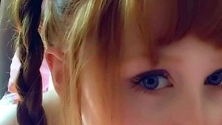 Amateur blonde teen girlfriend toyed and facialized