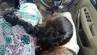 Office Manager Enjoying Hot Romance with Married Colleague Inside Car Part 3