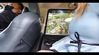 Pinay Teacher Fucked in the Car Lucky Fan Fucked