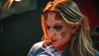 Tommy Pistol, Ashley Lane, and Anna Claire Clouds in a hot ffm threesome scene.