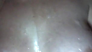 Wife sucking a room full of dicks at theater