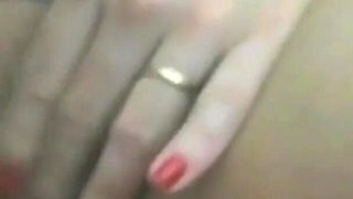 Chubby Housewife Masturbating with Stranger