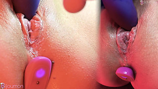 Puffy Pink Pussy Part B - Huge Orgasm & Cumshot