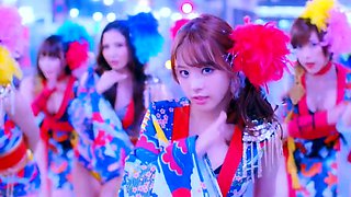 Tiny Japanese babe hardcore spitroasted and she enjoys jizz